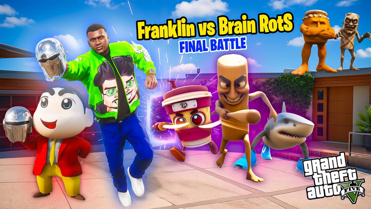 Franklin Gets Superpowers 😱🔥 Brain Rots Portal Final Battle | Part 2 | GTA 5 Malayalam