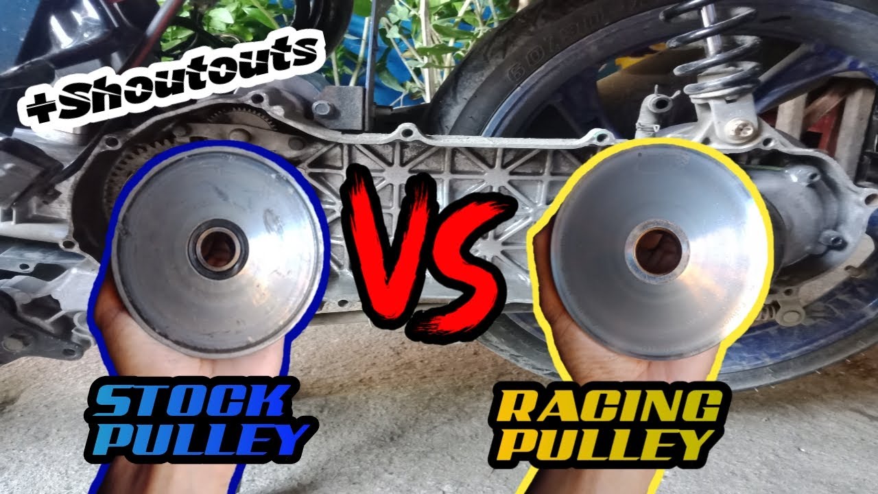 RACING PULLEY VS STOCK PULLEY || ADVANTAGE / DISADVANTAGE || MIO SPORTY