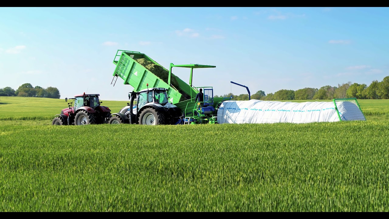 Budissa BAG Siloschlauchpressen (Budissa Rotor Baggers for Silage)