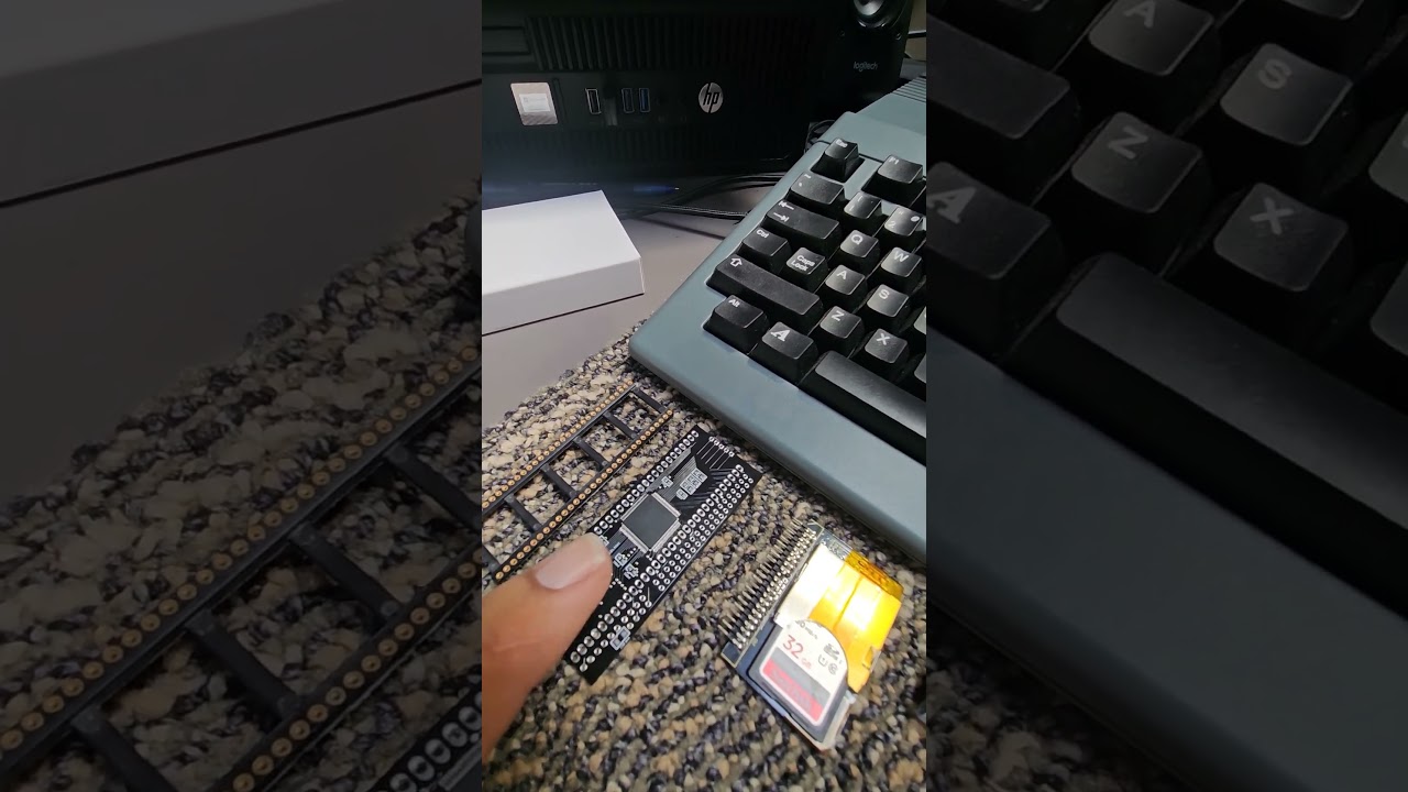 amiga 500 in 2024 modern upgrades progress! #retrogaming #retropc #retro #amiga500 #retrotech