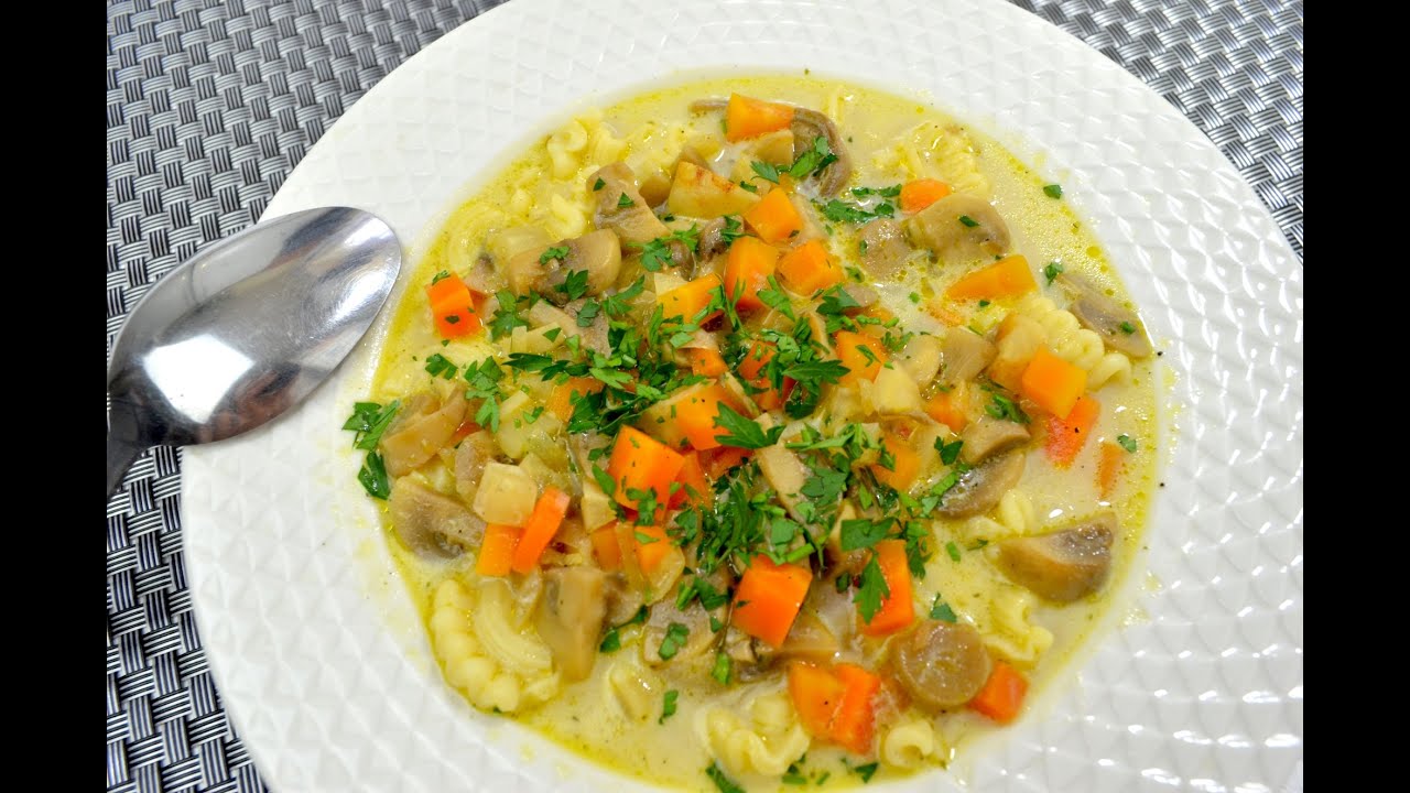 Zupa pieczarkowa - Jak zrobić - [Smakowite Dania]