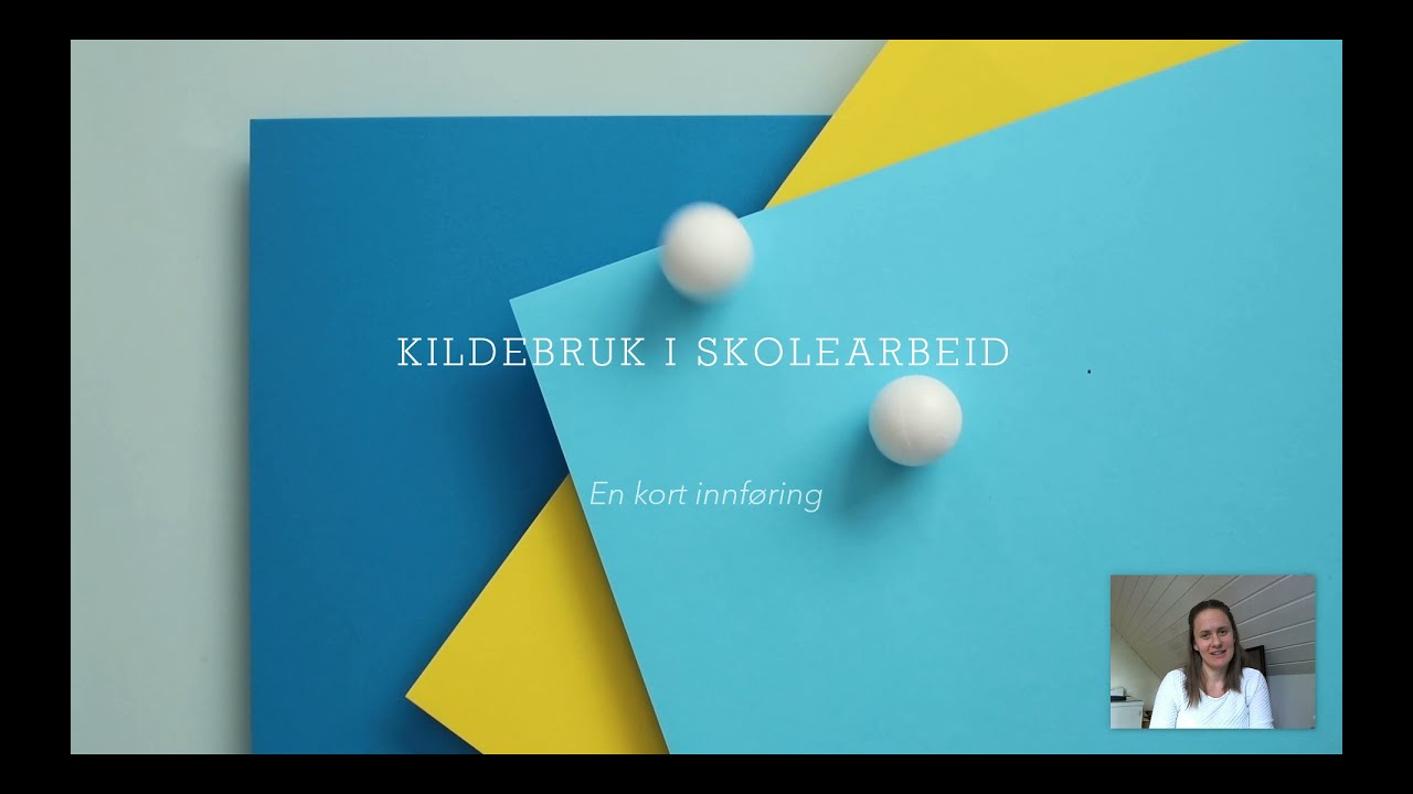 Kildebruk i skolearbeid