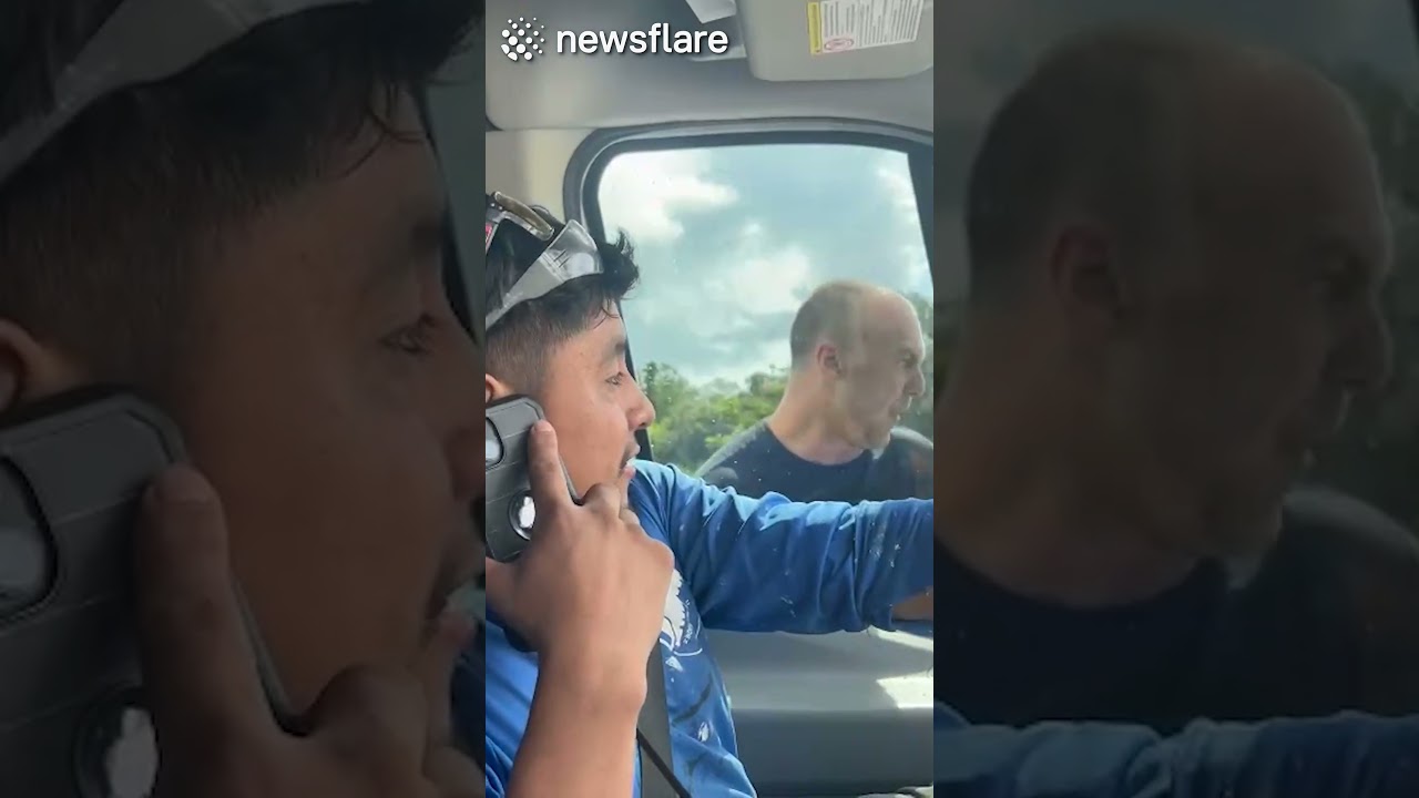 Road rage in Florida is on another level...