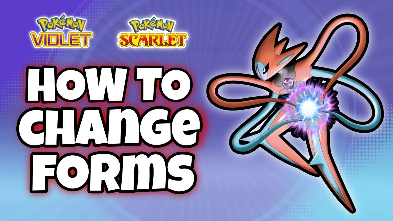 How To Change Deoxys Form - Pokemon Violet and Scarlet