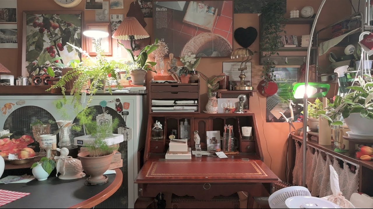 취향이 가득한 나만의 소품샵, 내가 빈티지를 좋아하는 이유🕰 | 뷰로데스크 | 빈티지조명 | 빈티지인테리어 | vintage interior roomtour