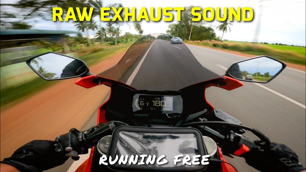 The pure sound CBR650R running