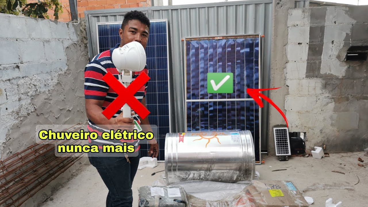 CHUVEIRO ELETRICO NUNCA MAIS. AQUEÇA SUA AGUA DE GRAÇA