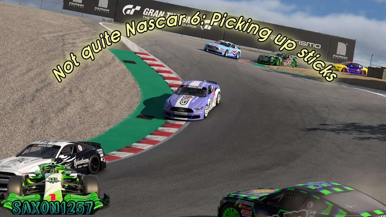 Not quite Nascar 6: Picking up sticks