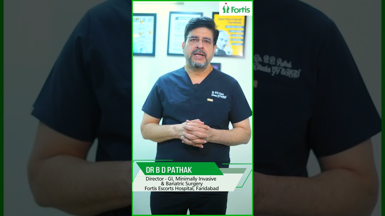 Healthy Lifestyle tips by Dr. B. D. Pathak, Director, GI, Fortis Hospital, Faridabad