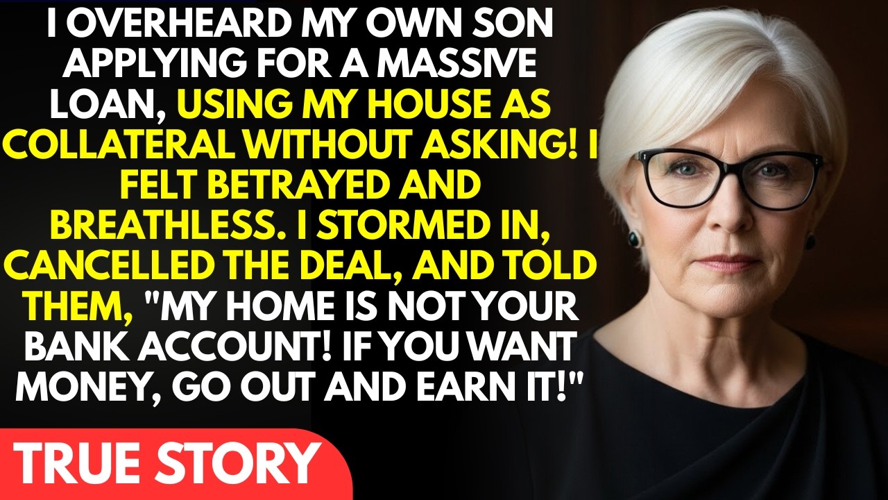 I Was At The Bank When I Heard My Own Son Ask For A Loan Using My House As Collateral...