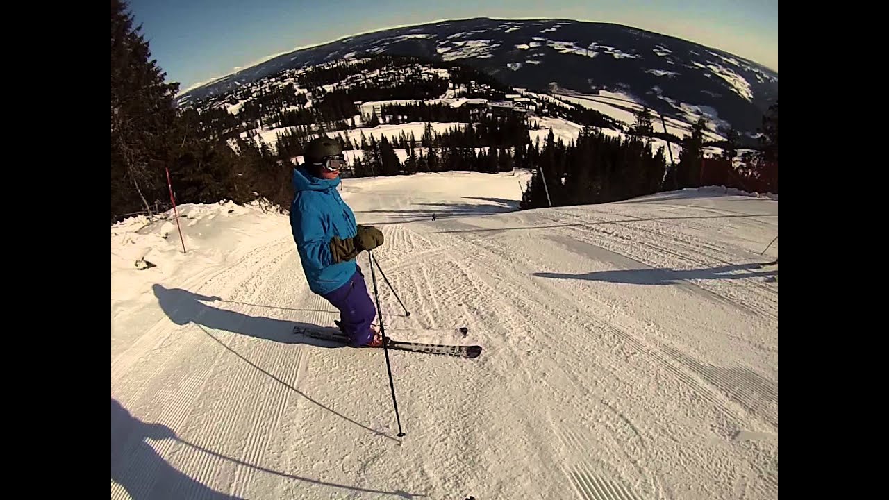 Downhill run in Kvitfjell