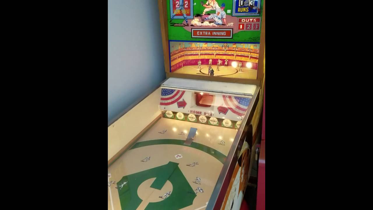 1963 Williams Major League Pitch and Bat Pinball