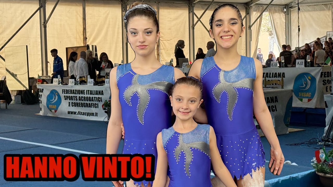 NOEMI CAVALERI ALLA SUA PRIMA GARA INTERNAZIONALE SFIDA LE MIGLIORI NAZIONI DI GINNASTICA ACROBATICA