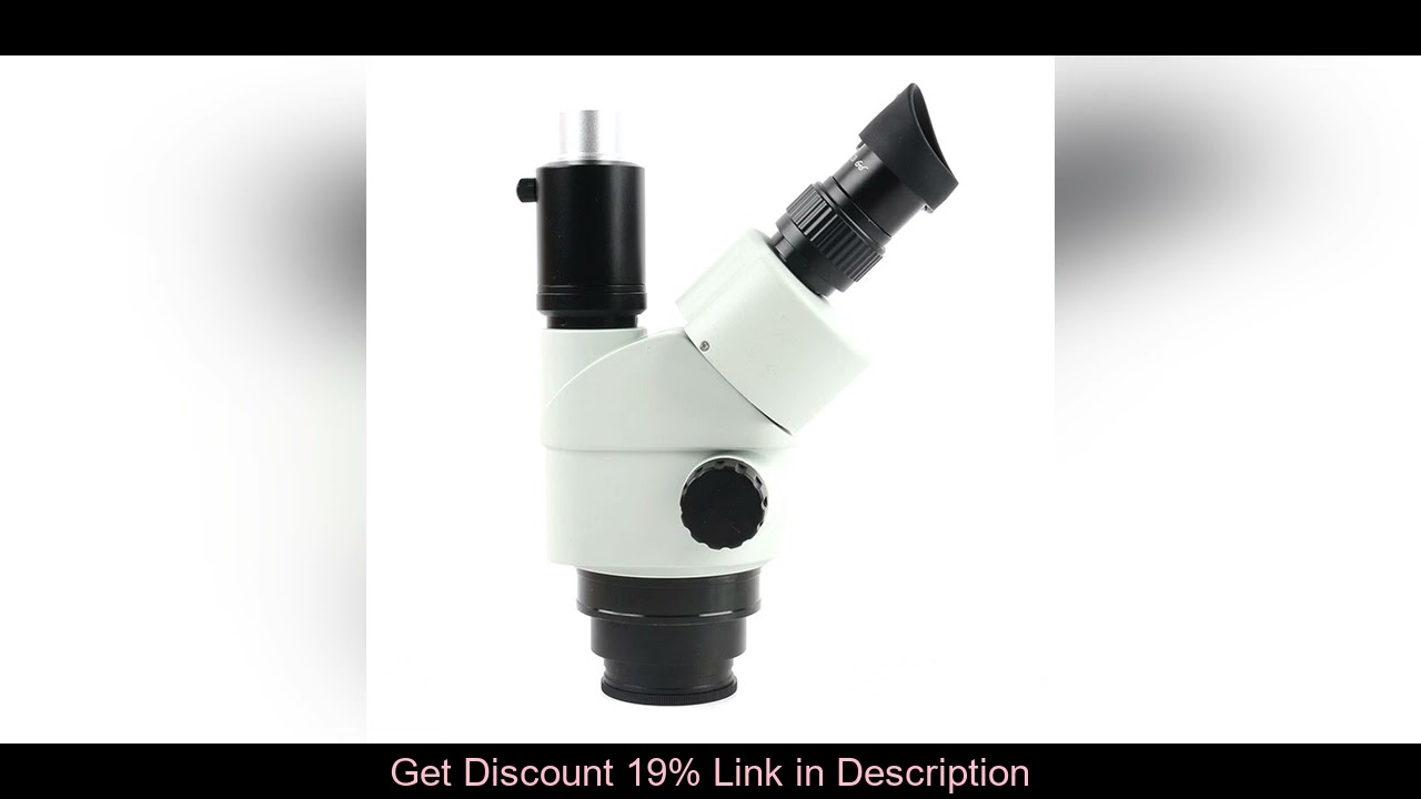 ⭐️ 2020 3.5X 7X 45X 90X Industrial Simul-Focal Trinocular Microscope Zoom Stereo Microscope For LAB
