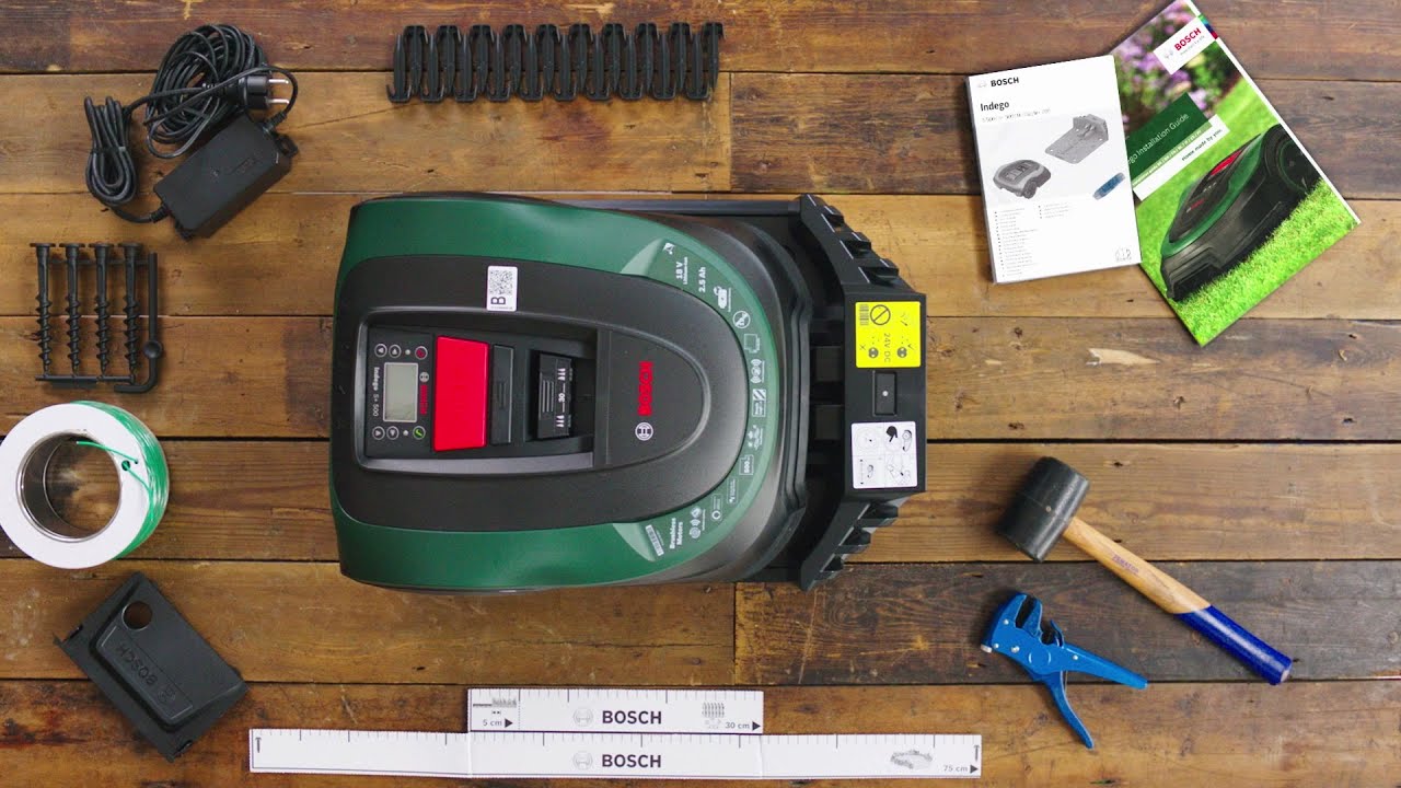 Bosch Indego - Guide d'installation
