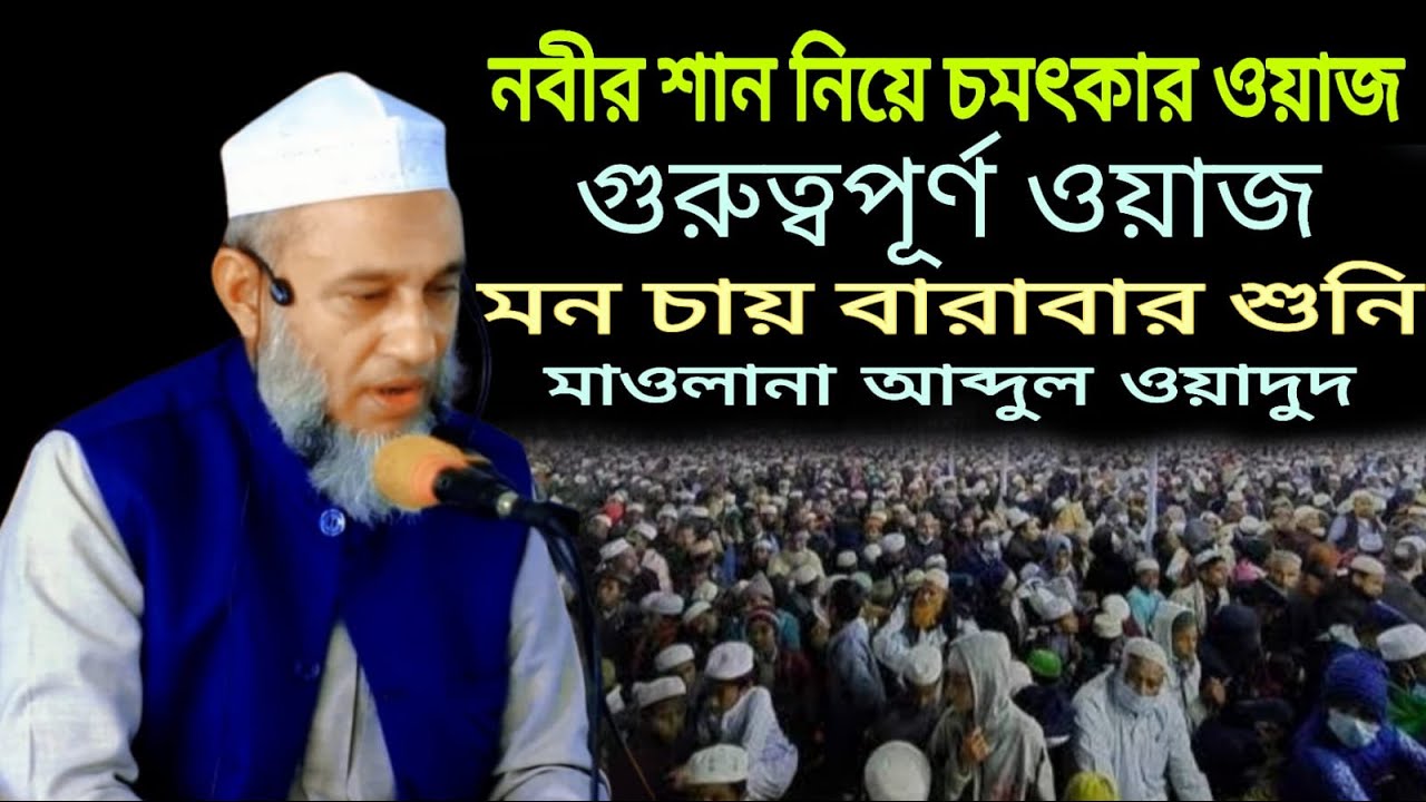 নবীর শান নিয়ে চমৎকার আলোচনা | মন চায় ওয়াজটি বারবার শুনি 🎙️ Maulana Abdul Wadud