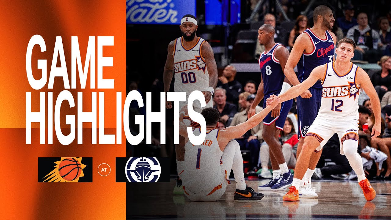 Phoenix Suns Game Highlights vs LA Clippers | 10-22-2025