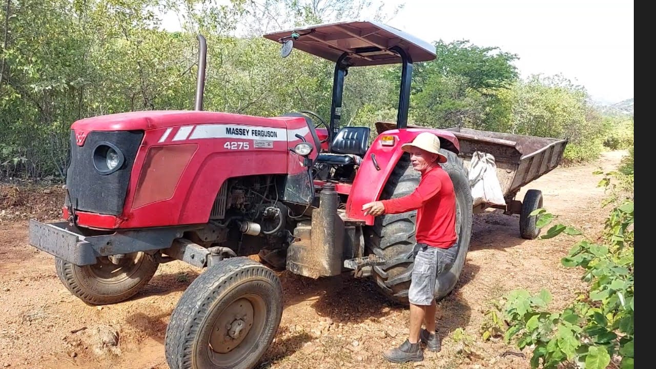 bastidores  !! Seu Mané carregou o trator 🚜🚜🚜 !!