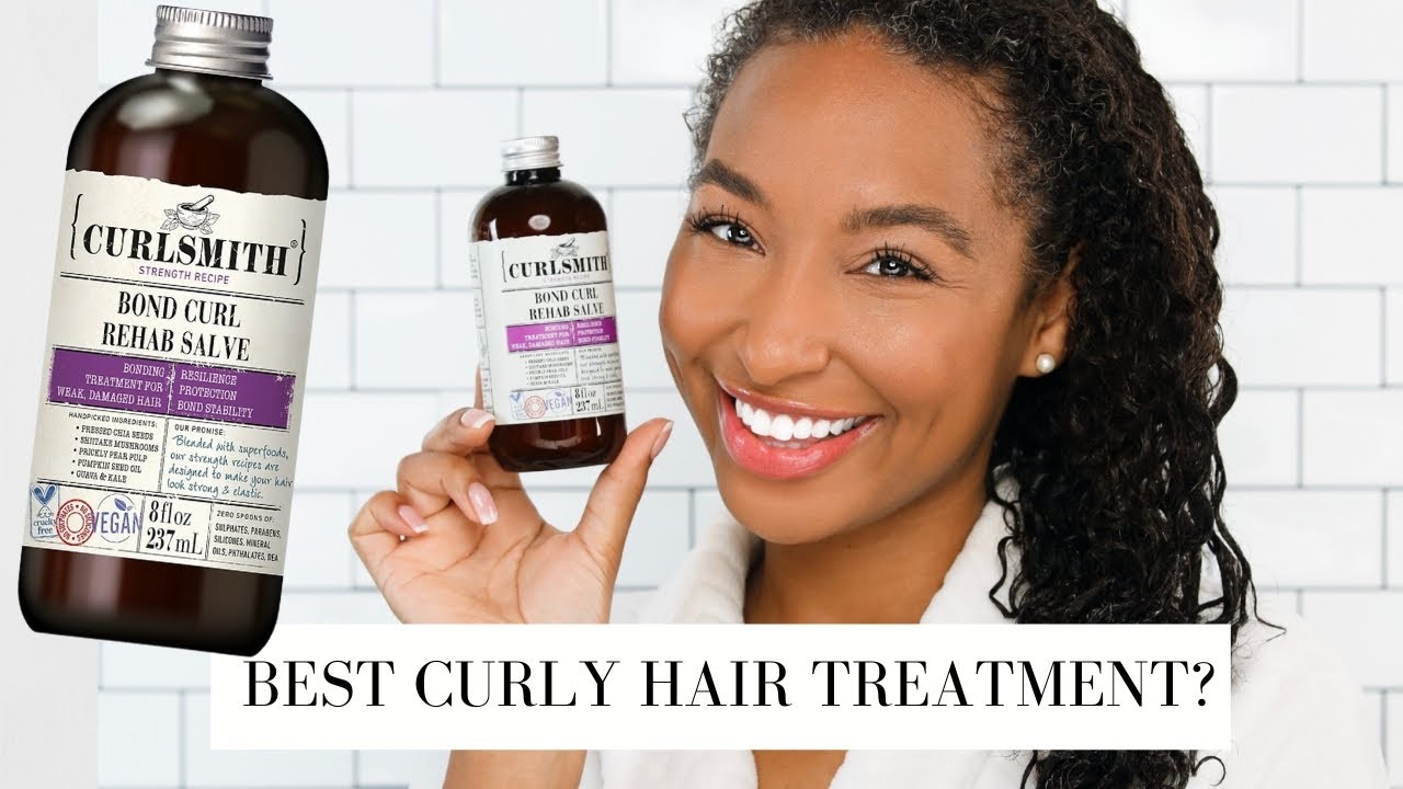 Using Curlsmith Bond Curl Rehab Salve | Wash & Go On Natural Hair + Product Review