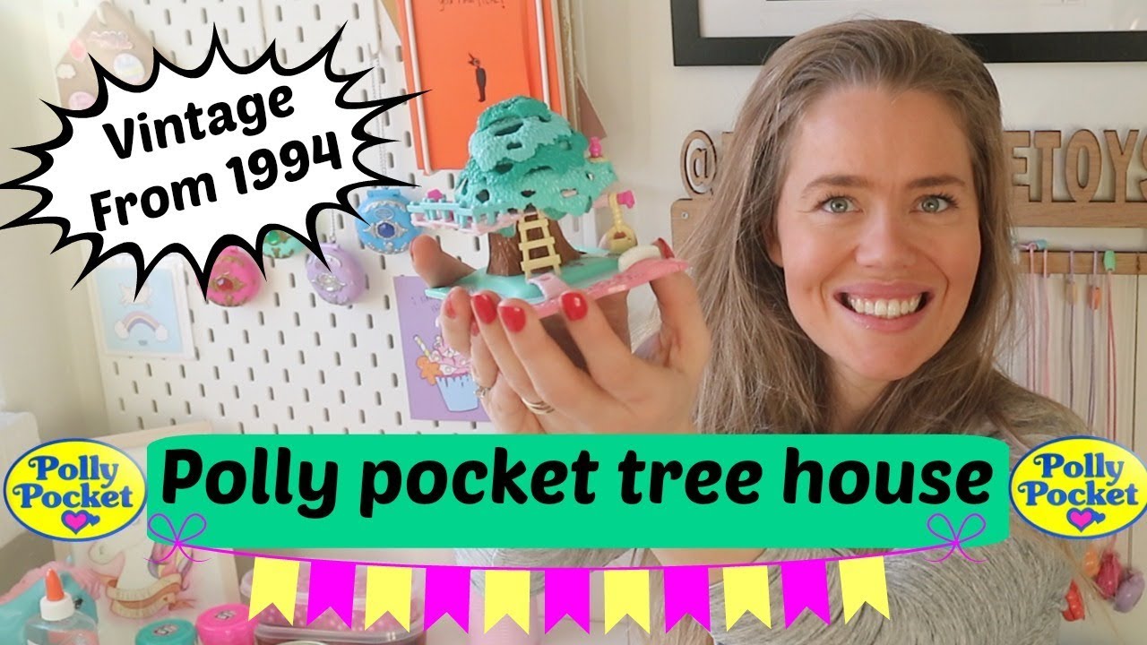 Vintage polly pocket tree house from 1994