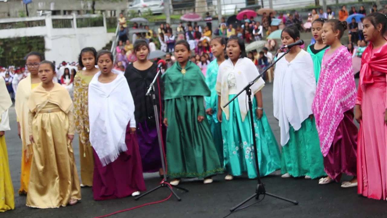 A beautiful Medley by the students of Class-VIII of SJBGHSS, Sohra