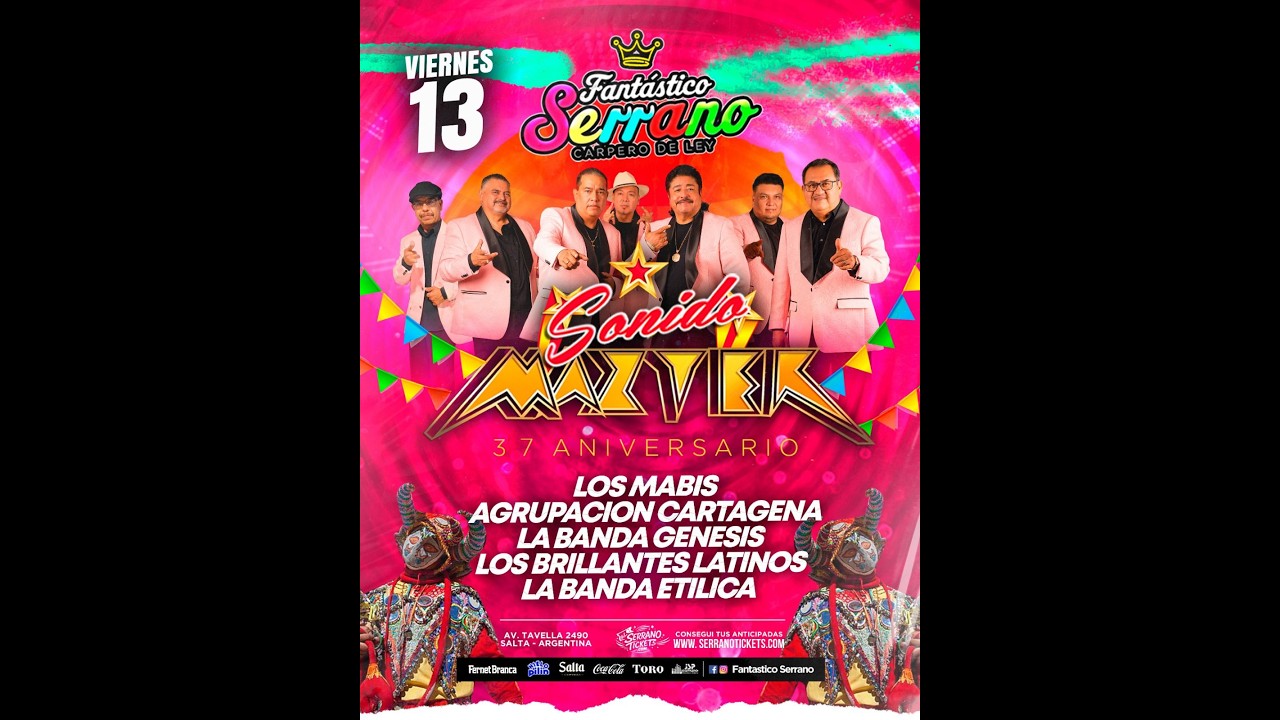 Gambino Stream:  Seguimos Modo Carnaval en Fantástico Serrano - Vier 13 Feb. 2026