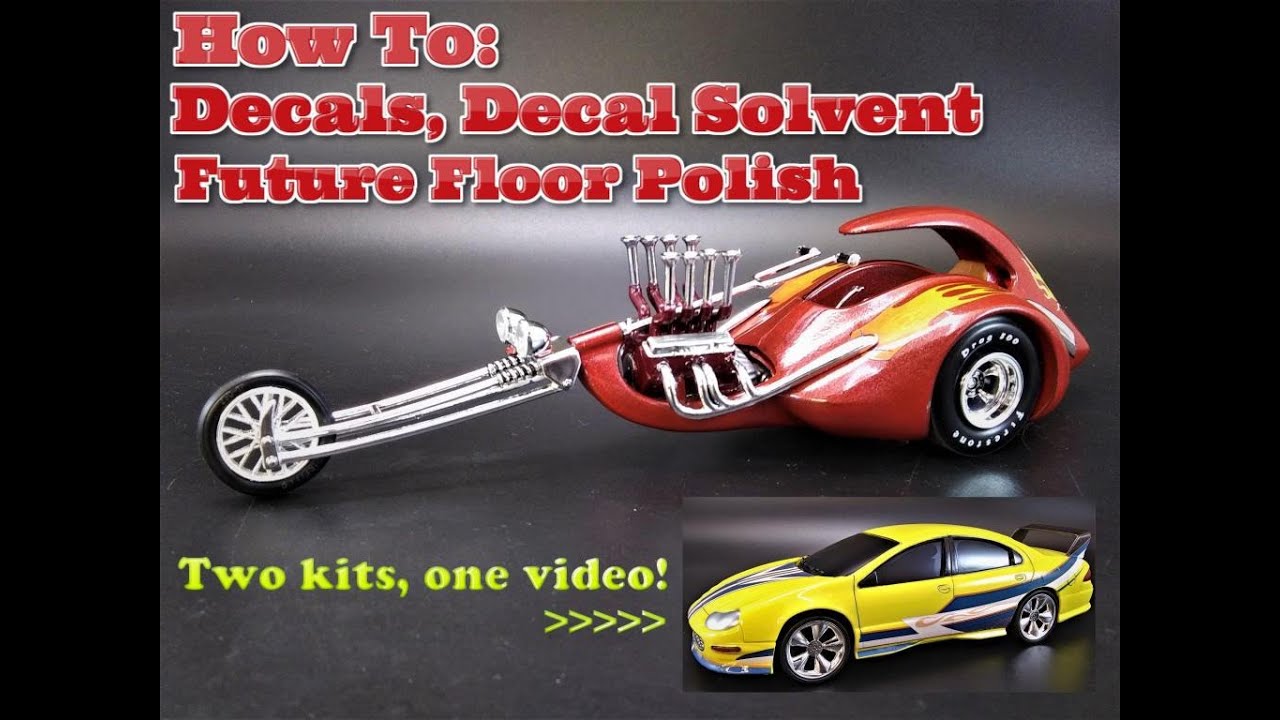 How To: Future Floor Polish, Decals, Decal Solvent, Torque Trike Chrysler Concorde Scale Model Build