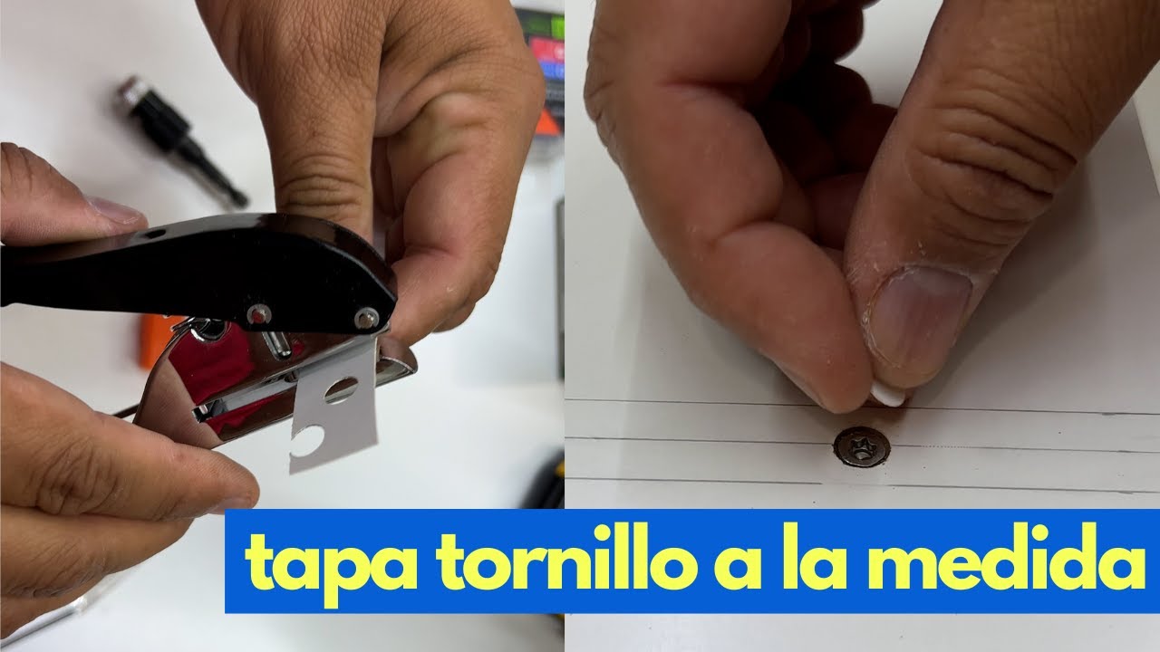 Perforadora de melamina para tapa tornillos