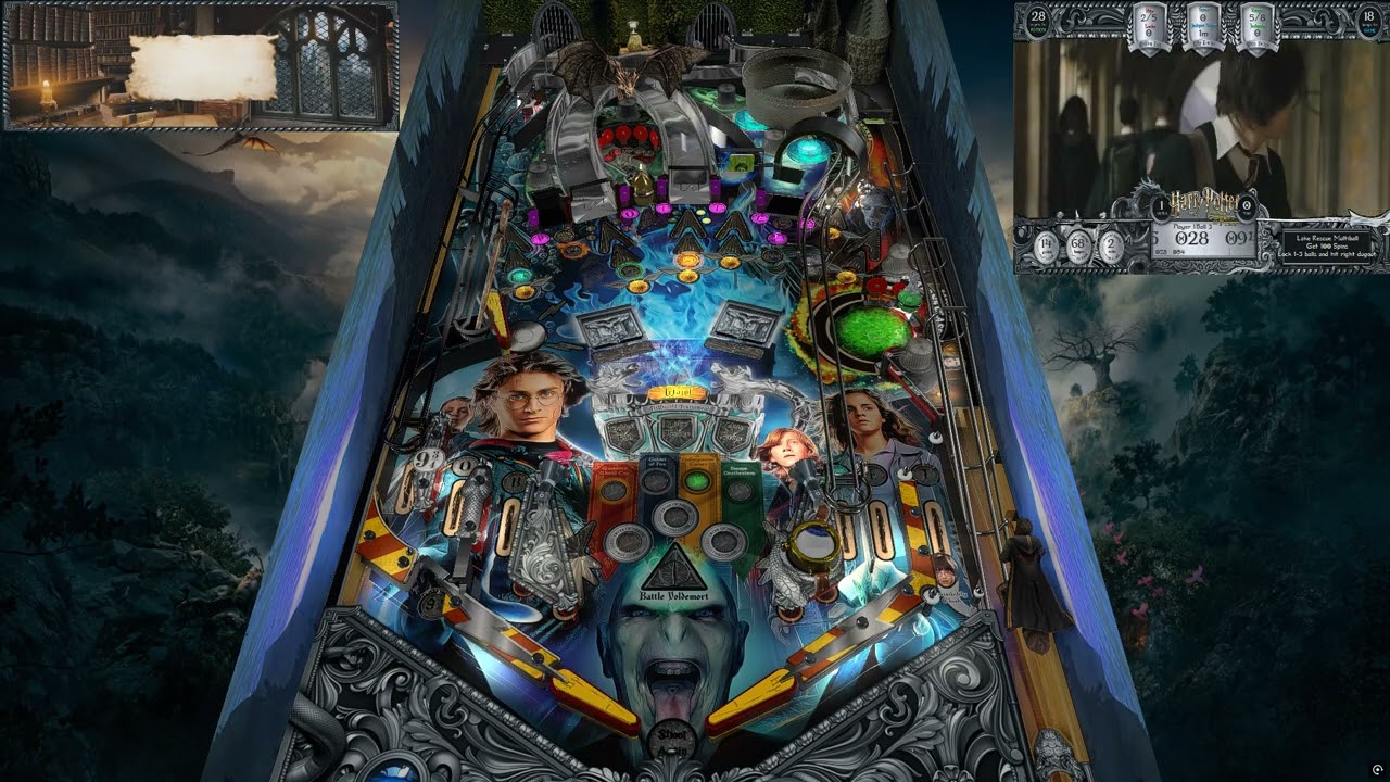 Harry Potter (nFozzy) Update by  LoadedWeapon - Pinball VPX