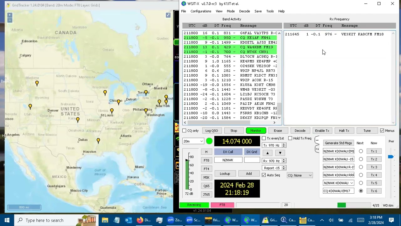 Yaesu FT-817, FT8, GridTracker, FLRig with Digirig