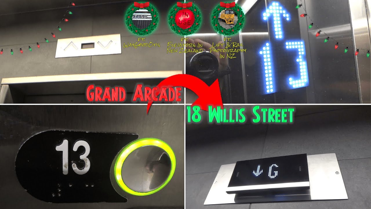 2️⃣1️⃣ [R2] Вся банда в сборе! | 3 × OTIS (mod. KONE) @ Grand Arcade (18 Willis St), центральный ...