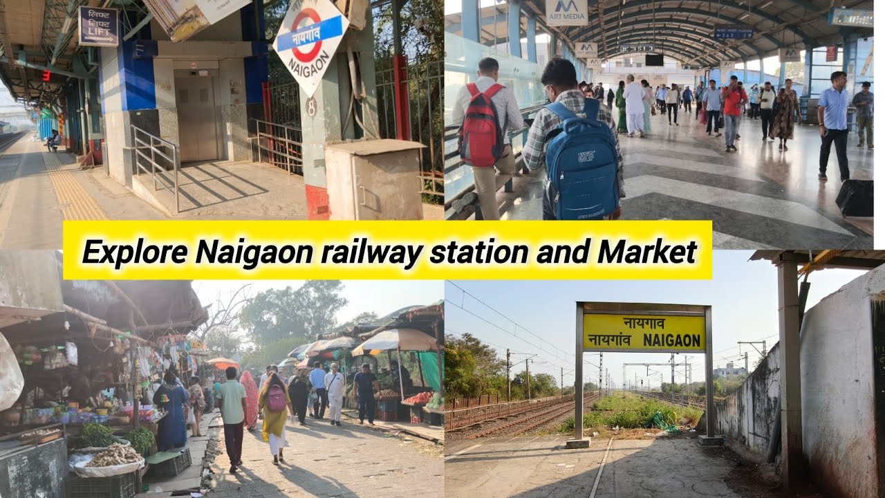 Explore Naigaon Railway station n market (Naigaon growing residential Hub)