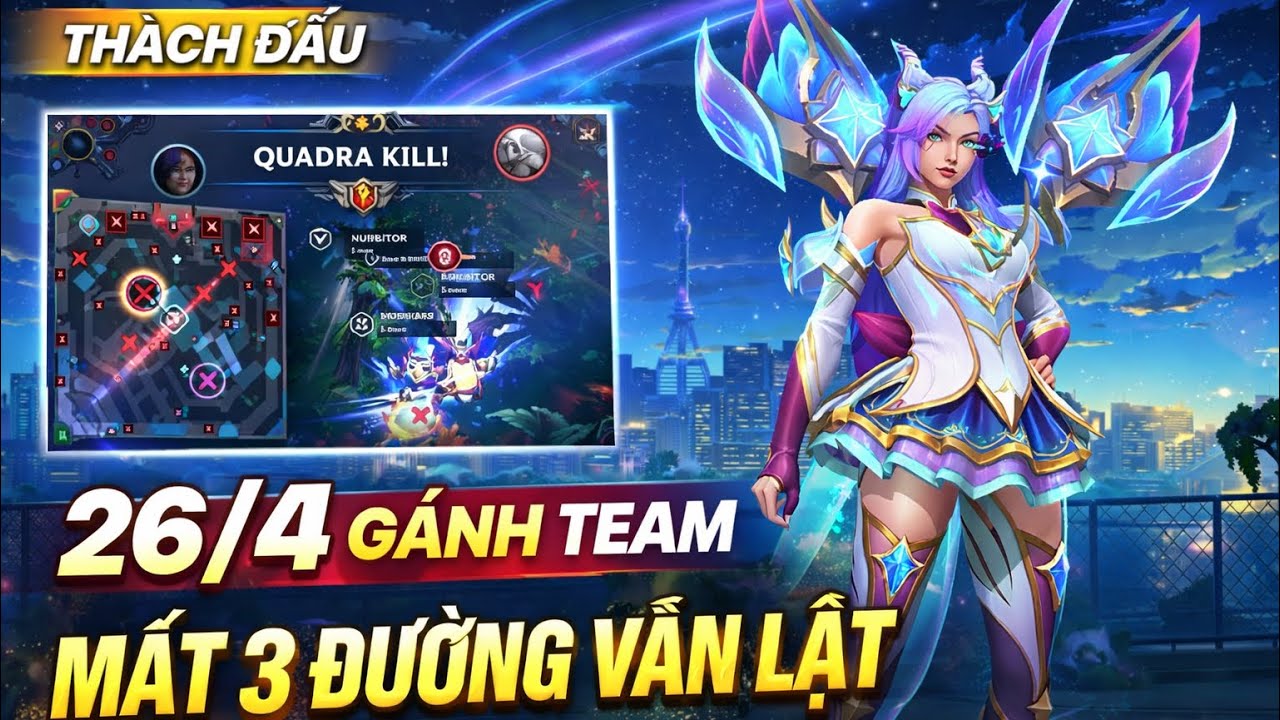 Tốc chiến: Kai’Sa 26/4 Lật Kèo Khi Mất Cả 3 Đường | Rank Thách Đấu