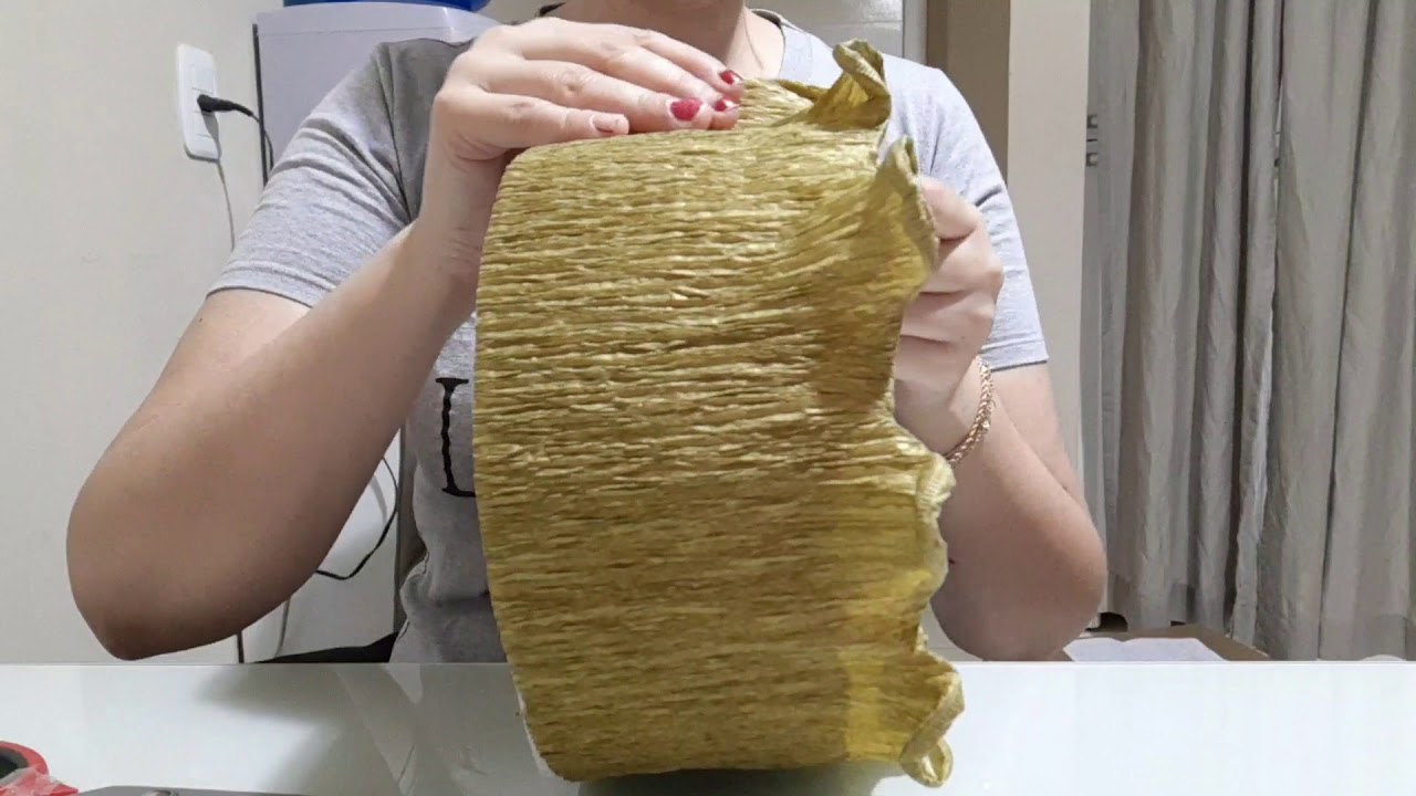 Como fazer uma cesta de papelão