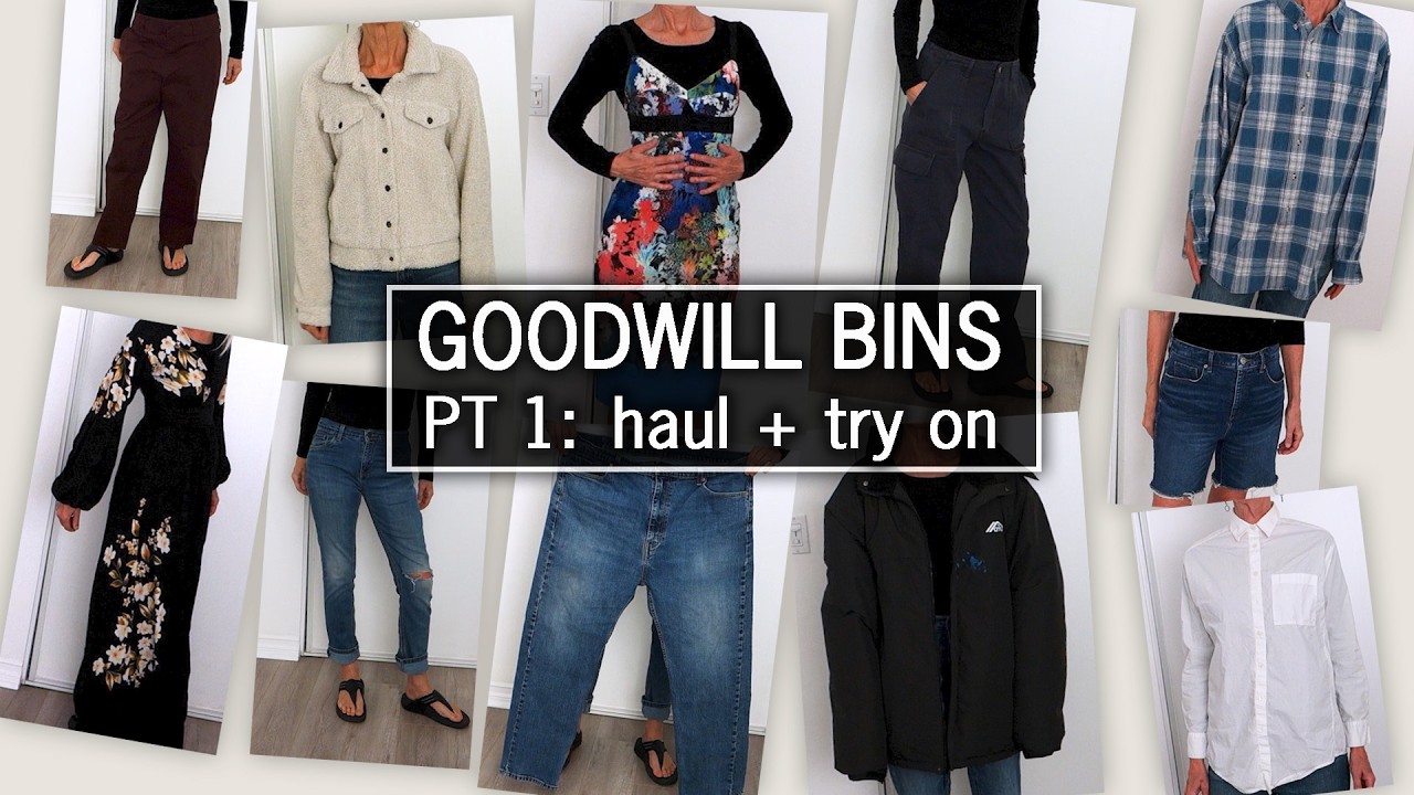 Контейнеры Goodwill, часть 1: Список покупок и примерка.