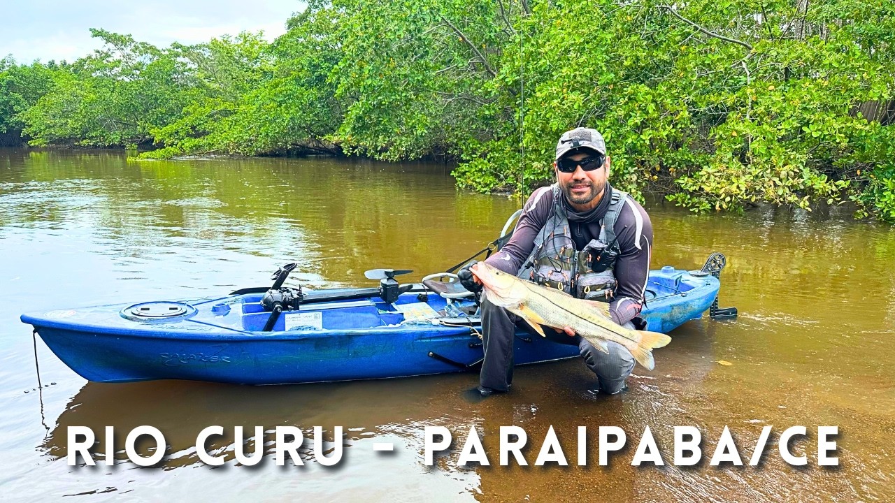 Pescaria de Robalo com Ultra Light no Mangue do Rio Curu (Paraipaba - CE) - SAIU UM TROFÉU! 🎣