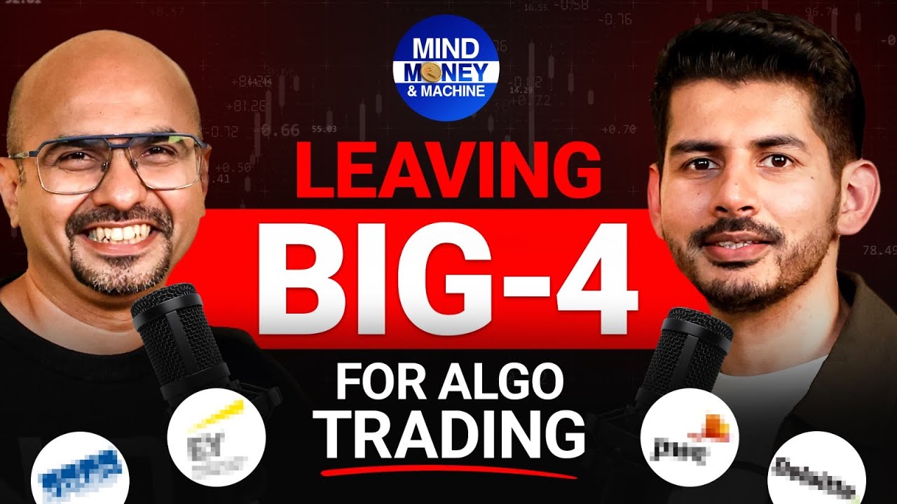 Leaving the BIG-4 for Algo Trading | Vishal Mehta, CMT &times; Arjun Tandon | The Real Story