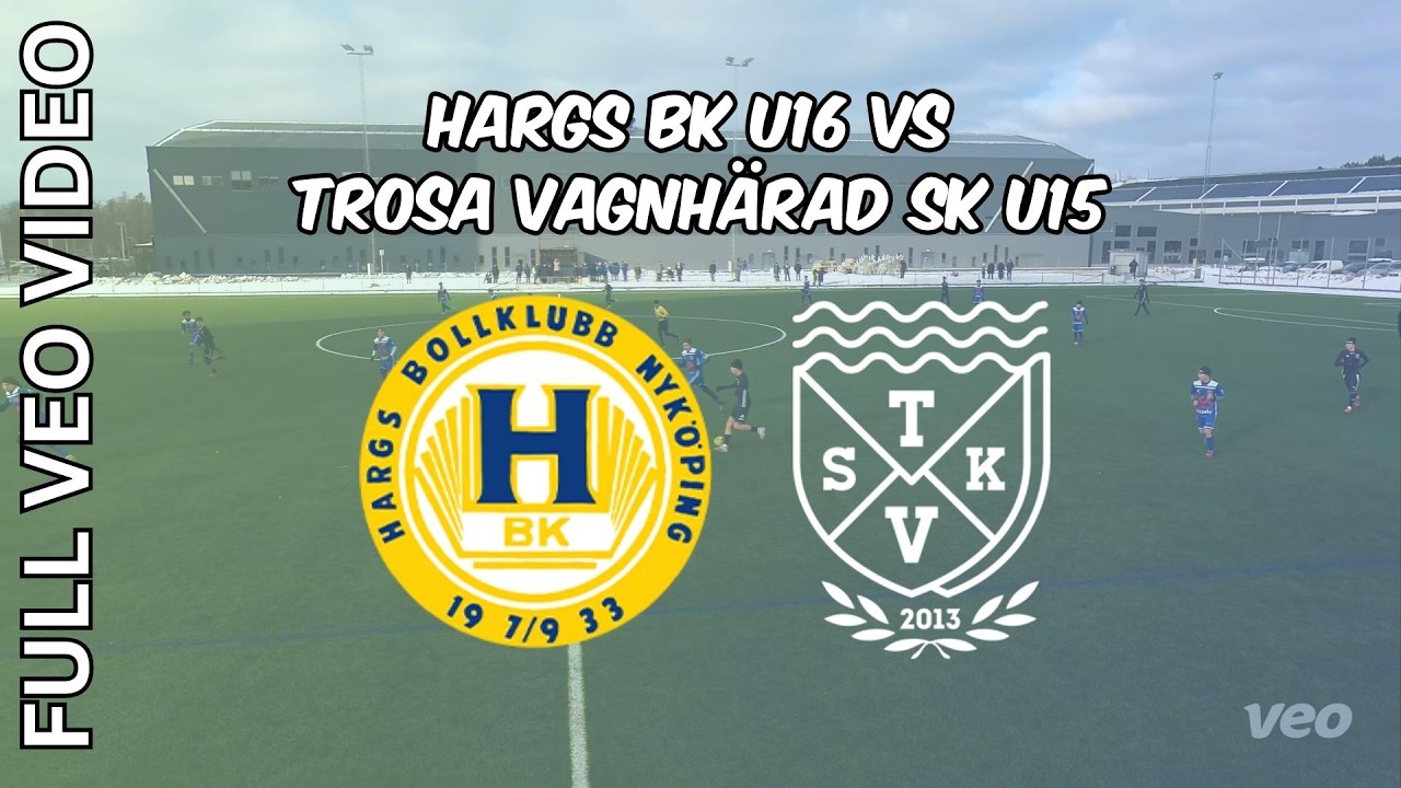 Trosa Vagnhärad SK U15 mot Hargs BK U16 ⚽