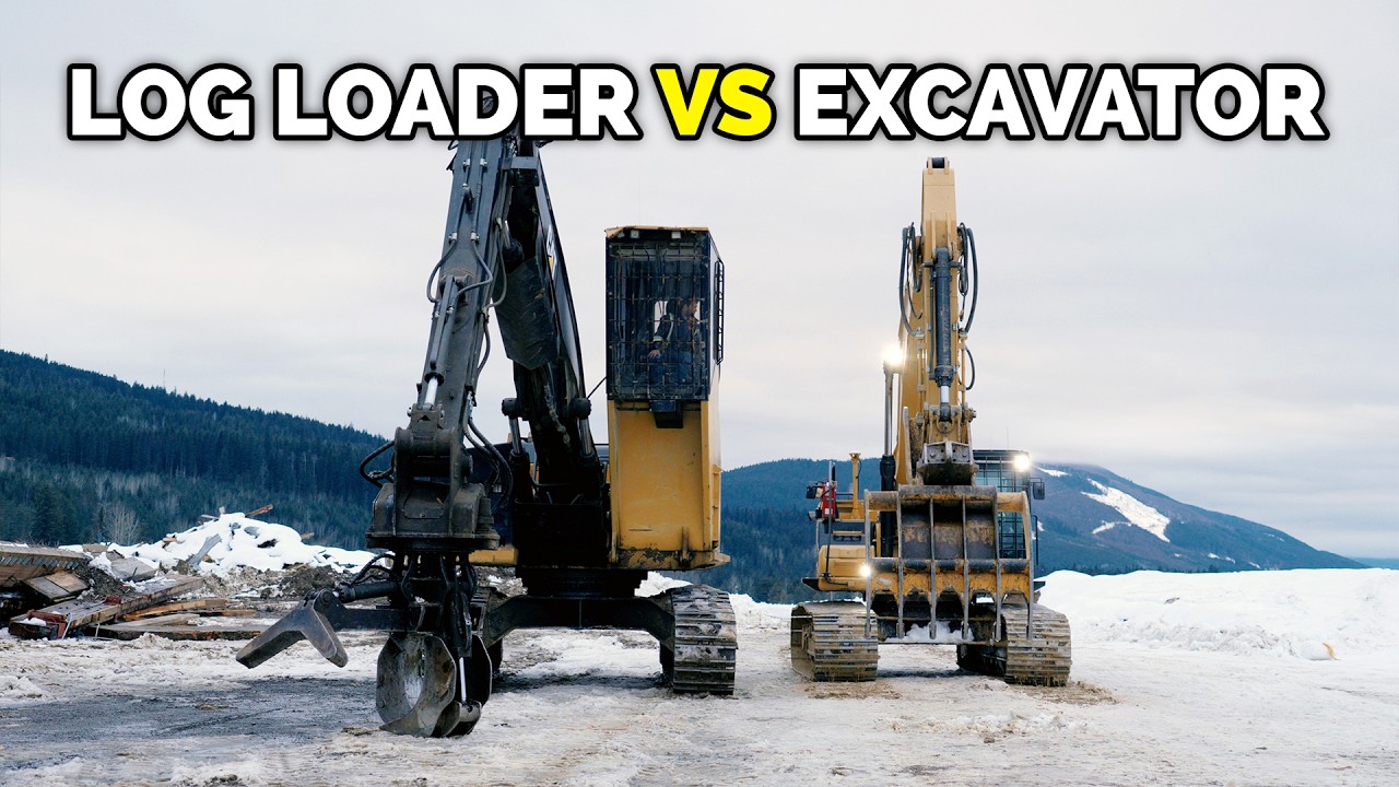 Log Loader vs Construction Excavator – What’s REALLY Different?