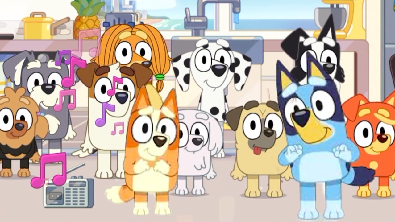 Блюи, давай поиграем! 🐶💙 Дом бабушки🏠🐕 Игровая площадка Блюи и Бинго | Весёлая игра для детей | Э...
