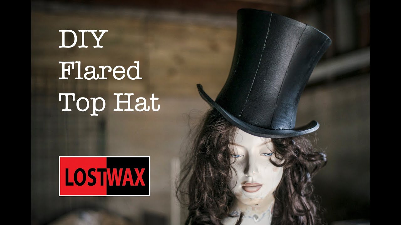 How To Make A Mad Hatter Top Hat- A DIY Tutorial and Pattern Halloween idea