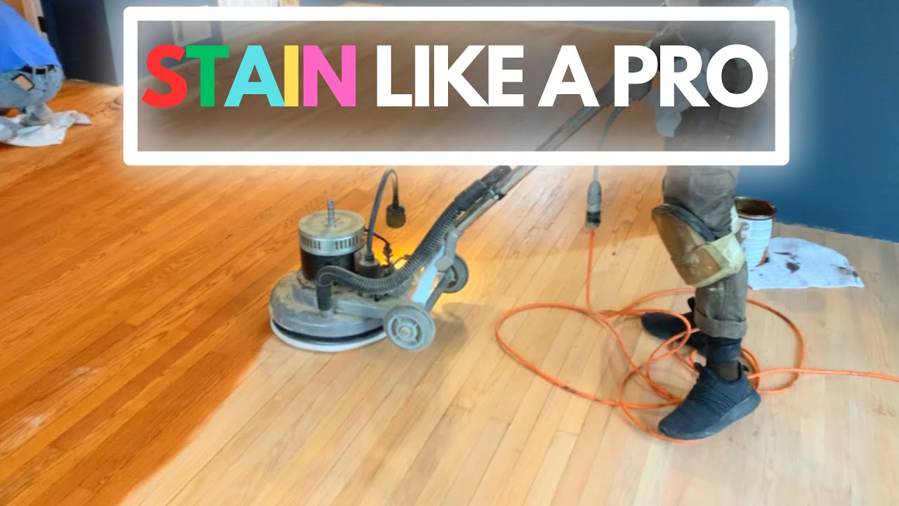 How To Stain Hardwood Floors
