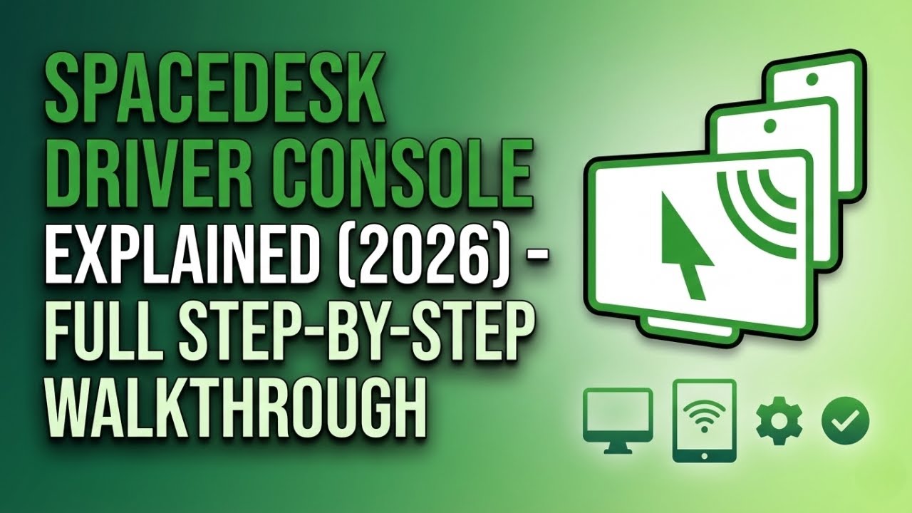 Полное руководство по использованию консоли Spacedesk Driver