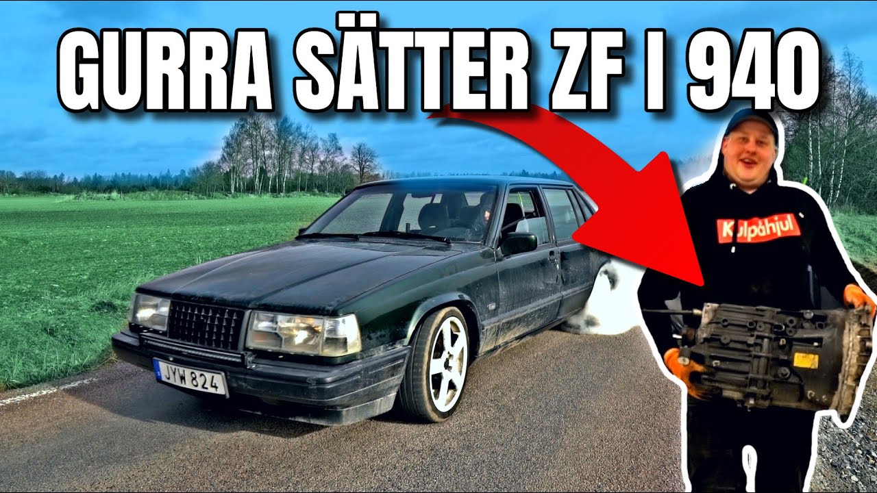 BYTER TILL ZF LÅDA PÅ VOLVO 940 TURBO - [VLOGG #737]