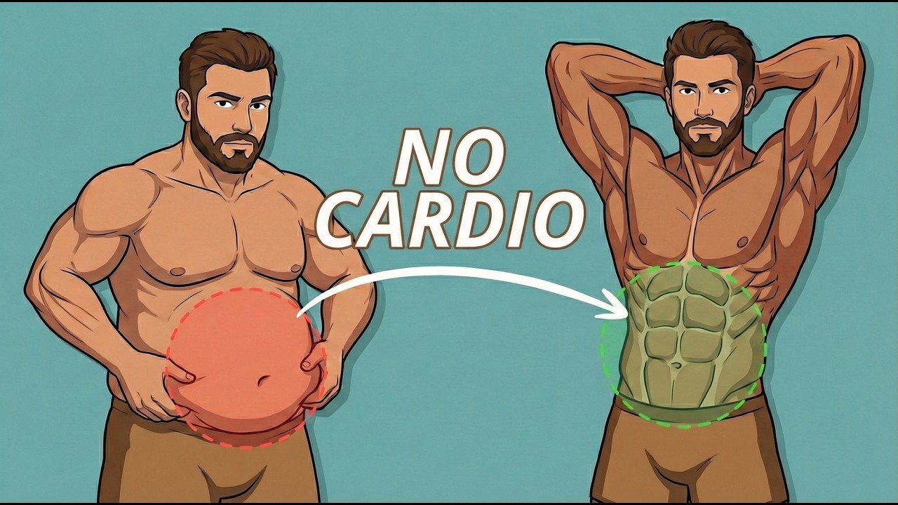 Метод №1 для избавления от жира на животе, КАРДИО НЕ НУЖНО!