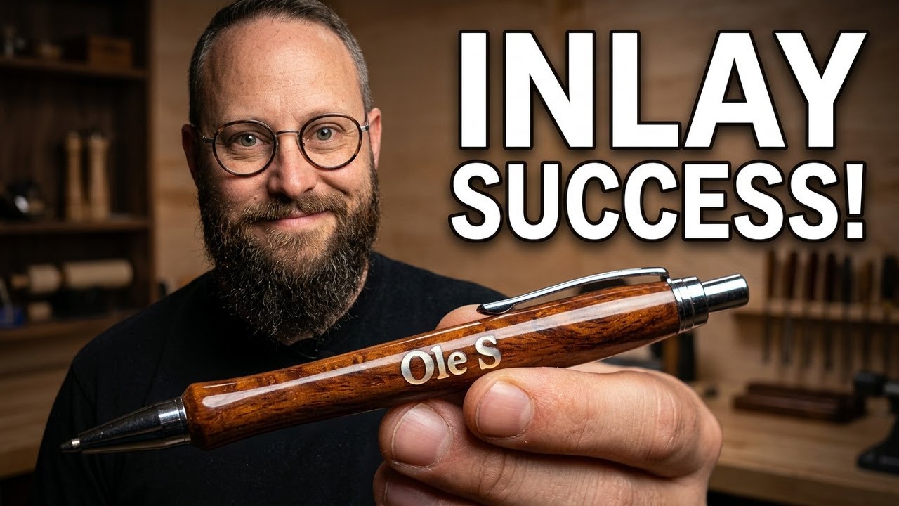 How to make a Pen with Inlay