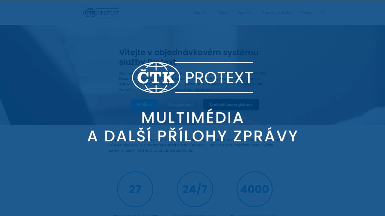 Protext ČTK:  Jak přidat ke zprávě multimédia
