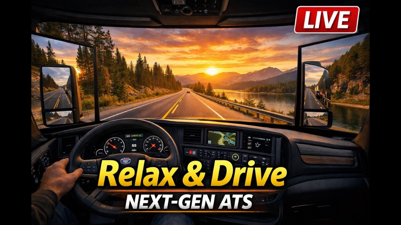 Relax & Drive: American Truck Simulator Next-Gen Visuals 🚚 | Live Scenic Journey