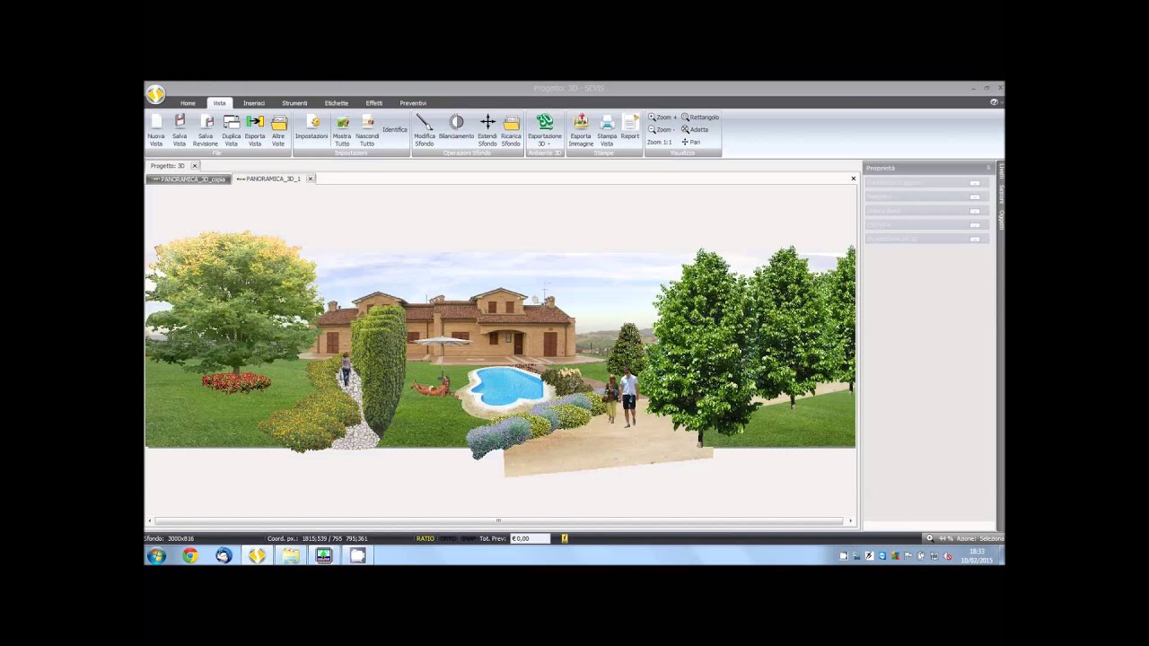 Simulazione tridimensionale (3D)