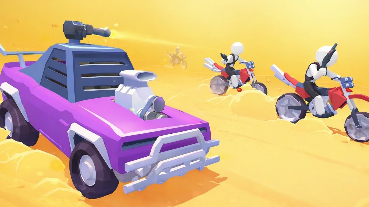 Desert Riders: Car Battle Game - Gameplay Walkthrough Part 1 - Android GamePlay